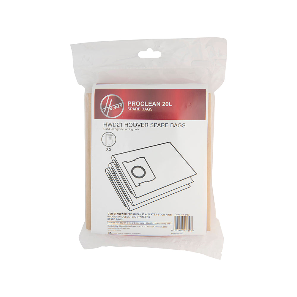 Hoover HWD21 Spare Bags